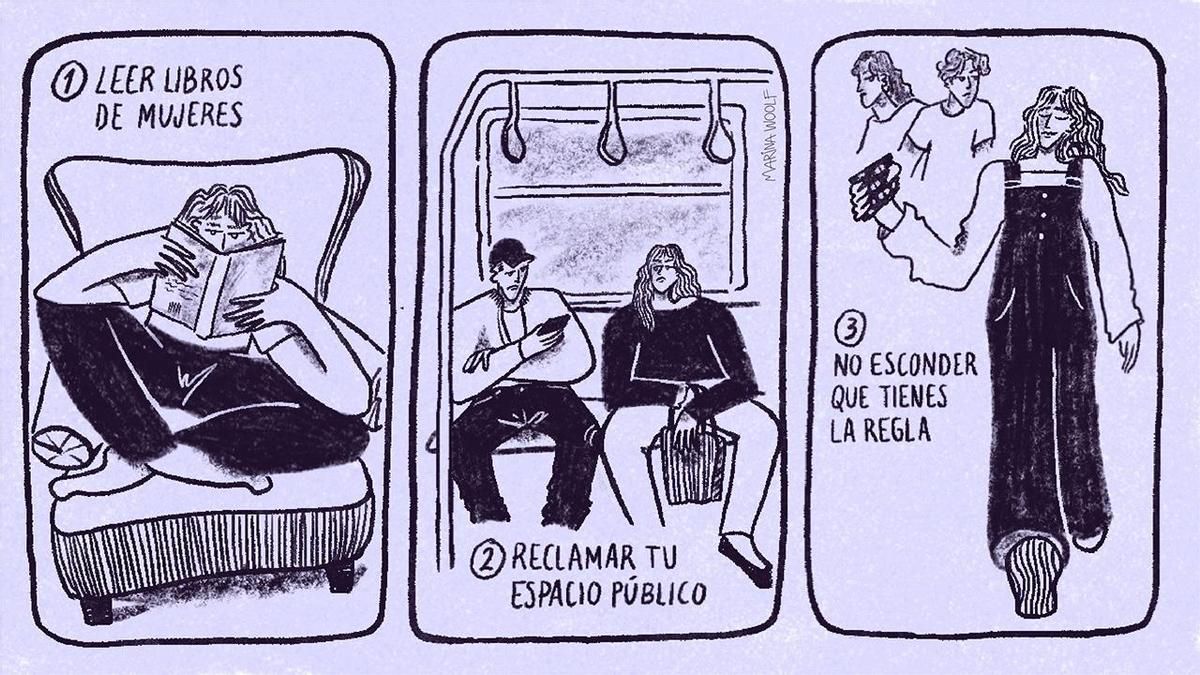 Reclamar tu espacio en el bus o no llamar 'loca' a una mujer: microfeminismos para combatir el machismo en el día a día