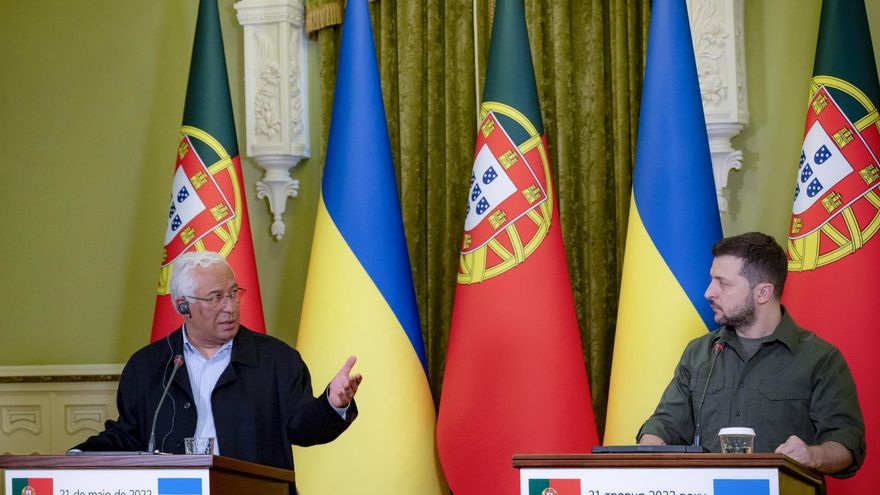 Costa y Zelenski están de acuerdo en acelerar la adhesión de Ucrania a la UE EFE/EPA/PRESIDENTIAL PRESS SERVICE