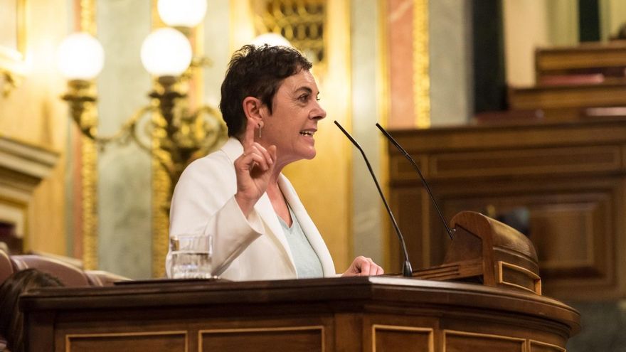 Archivo - La portavoz de EH Bildu en el Congreso de los Diputados, Mertxe Aizpurua