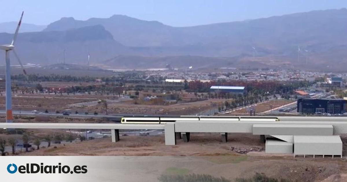 The Government Commits to Contributing to the Construction of the Future Gran Canaria Train