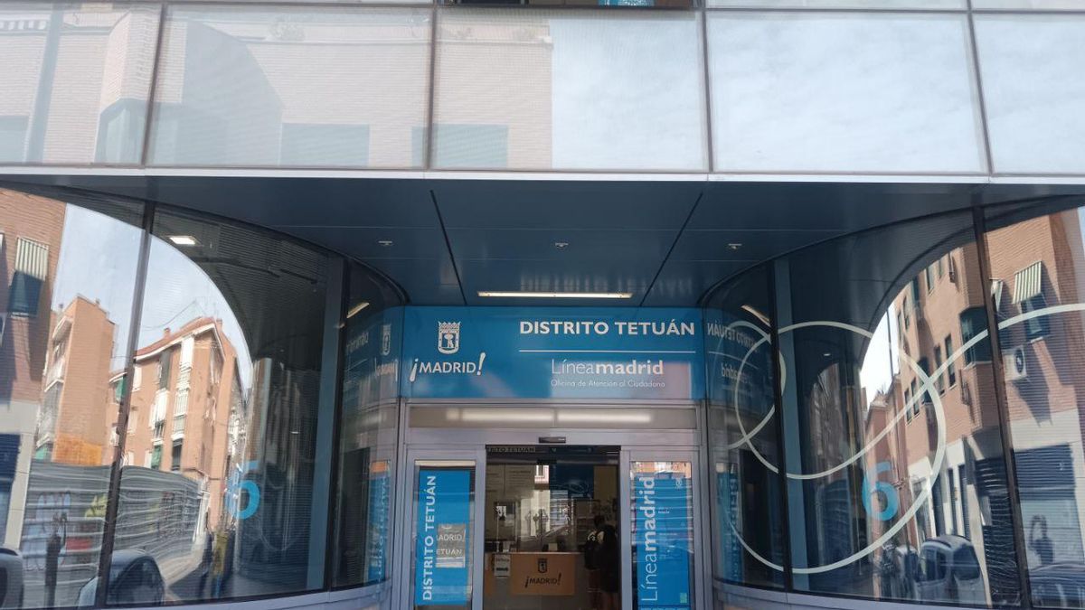 Las oficinas de Línea Madrid en Tetuán cierran por unas obras para arreglar la climatización