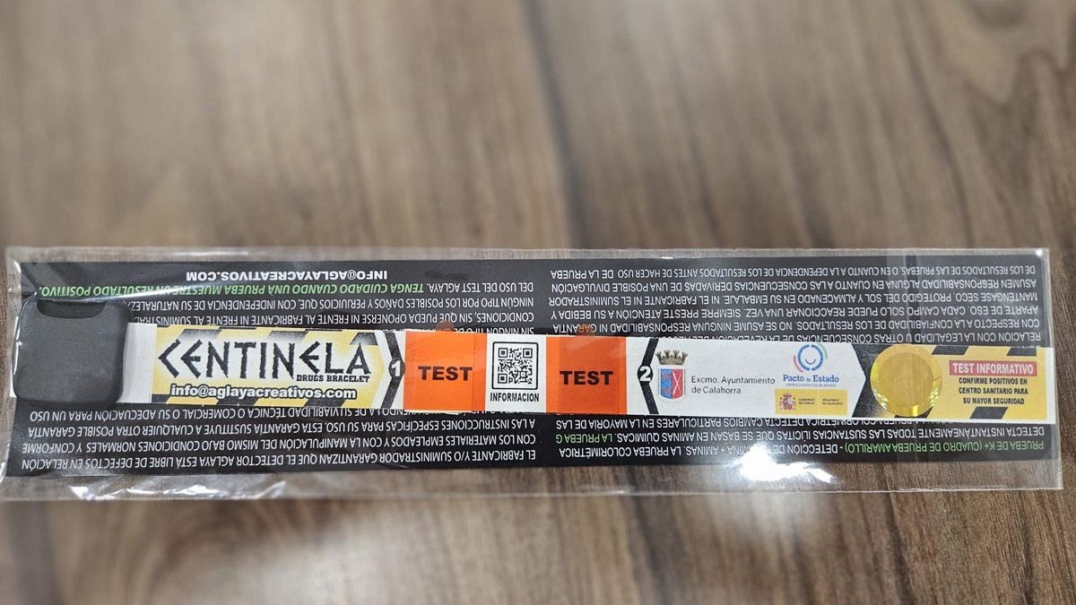 Pulseras centinela para la detección de drogas