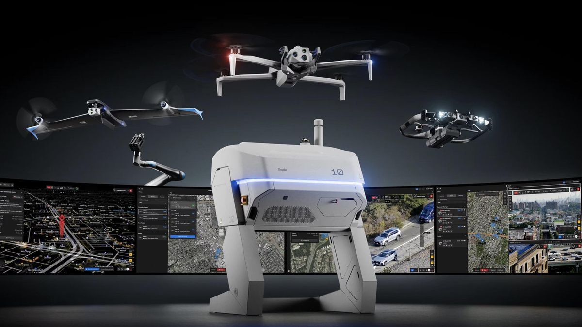 La policía de un suburbio de Detroit recurre a colmenas tecnológicas que liberan drones en segundos para patrullar las calles