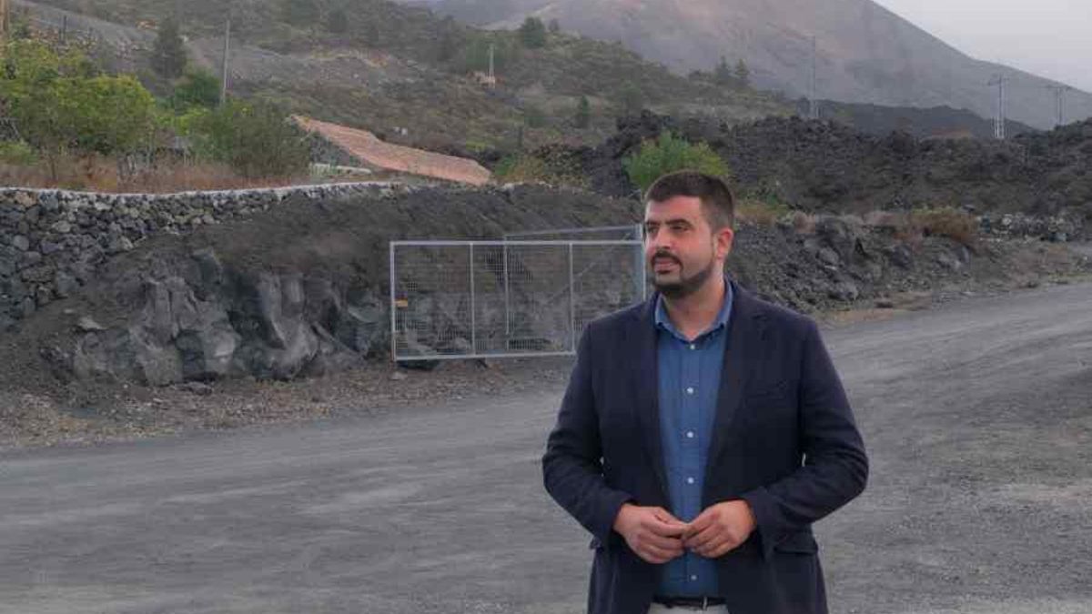 Borja Perdomo, portavoz del Grupo Socialista en el Cabildo de La Palma.