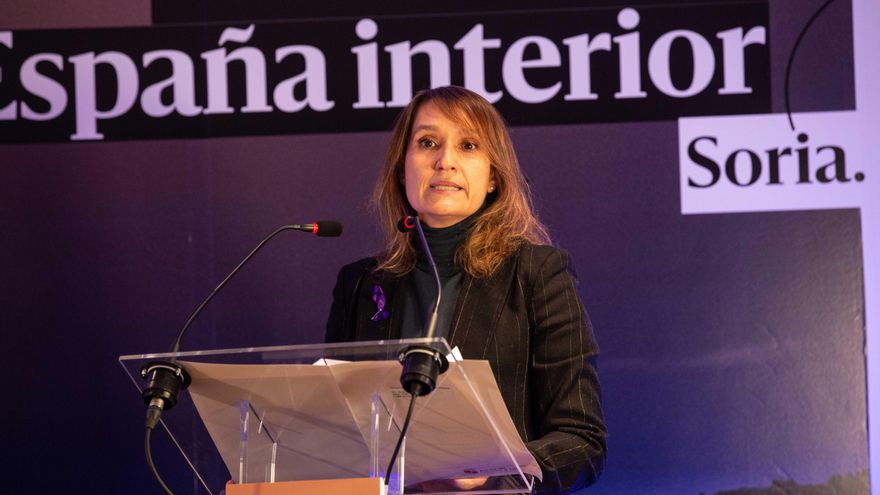 Rocio Luca, consejera de Educación de Castilla y León, en la jornada 'El reto de la España interior'.