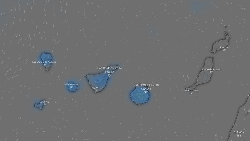 Canarias no se despide del frío: continúan las lluvias y la nieve en los próximos días