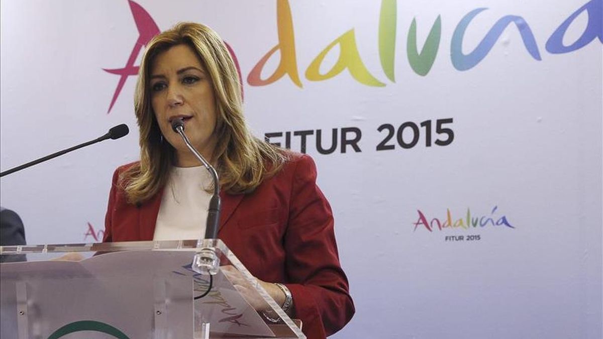 Susana Díaz lograría la victoria sin mayoría absoluta, según las encuestas / EFE.