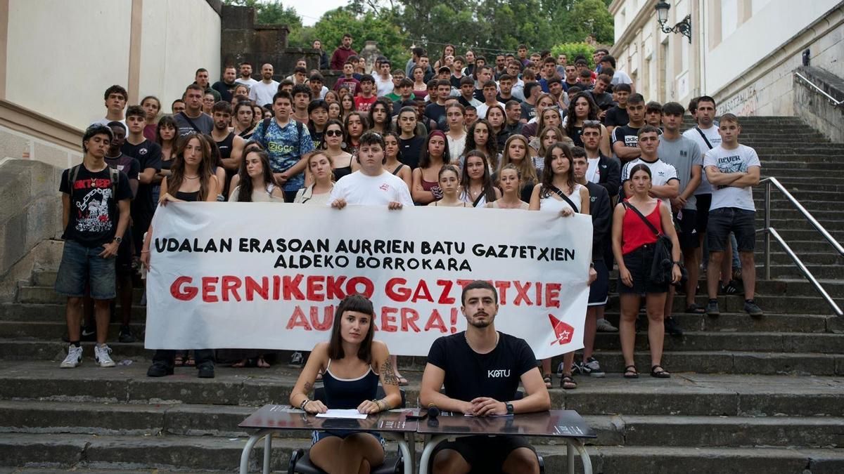 El alcalde de Gernika ordena el desalojo del 'gaztetxe' para construir una biblioteca: "Ningún colectivo está por encima de la ley"