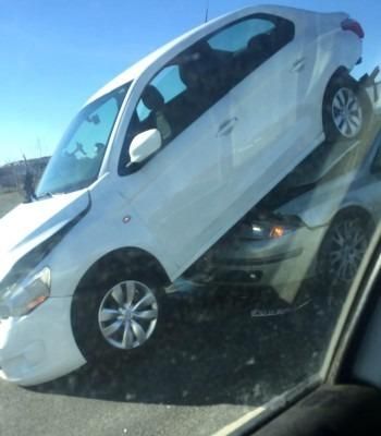 Accidente en la LE-20.
