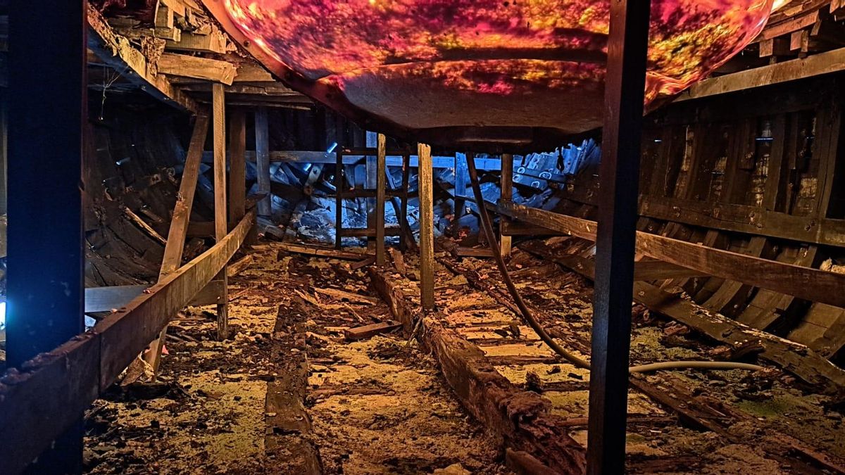 Los galeones de Vital Alsar: una única restauración "total y de urgencia" en los 47 años que llevan en Santander