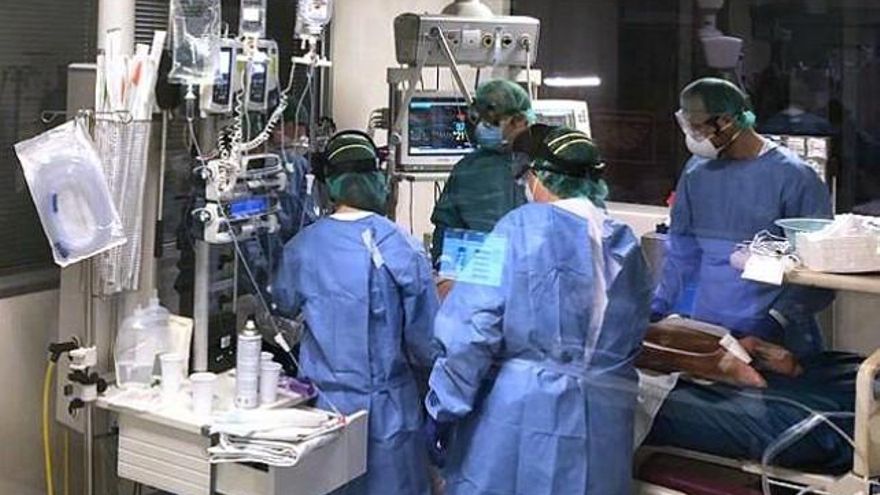 UCI en un hospital de la Comunidad.