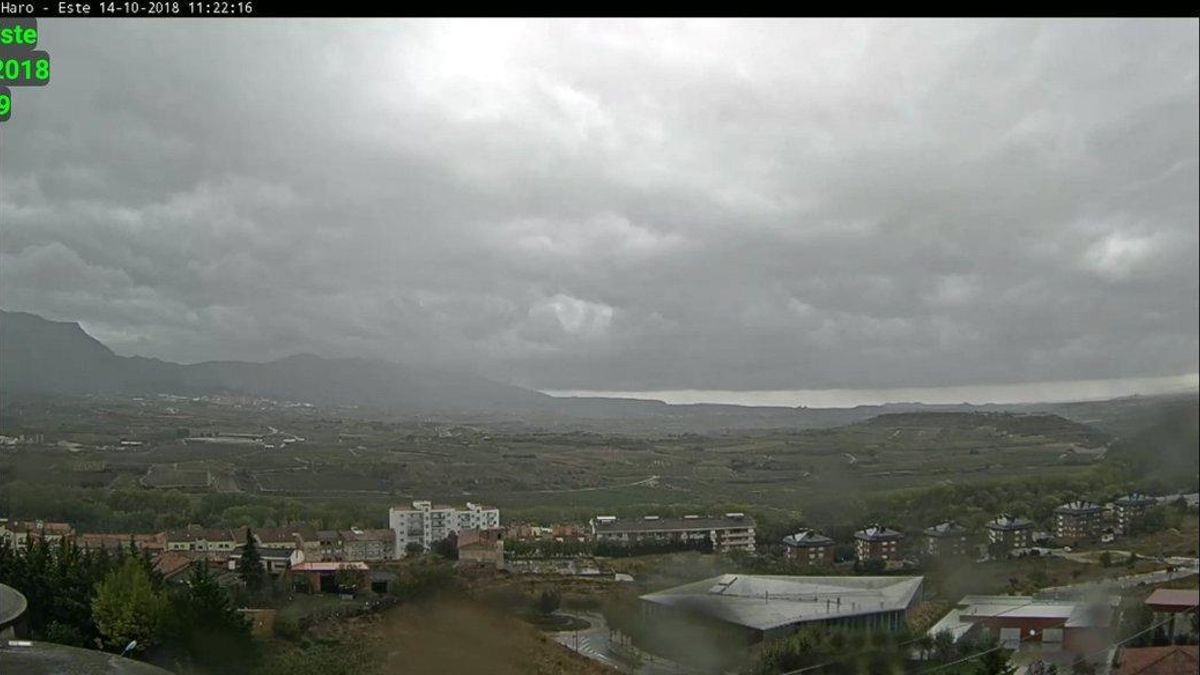 Precipitaciones generalizadas, persistentes en la Ibérica, este sábado en La Rioja