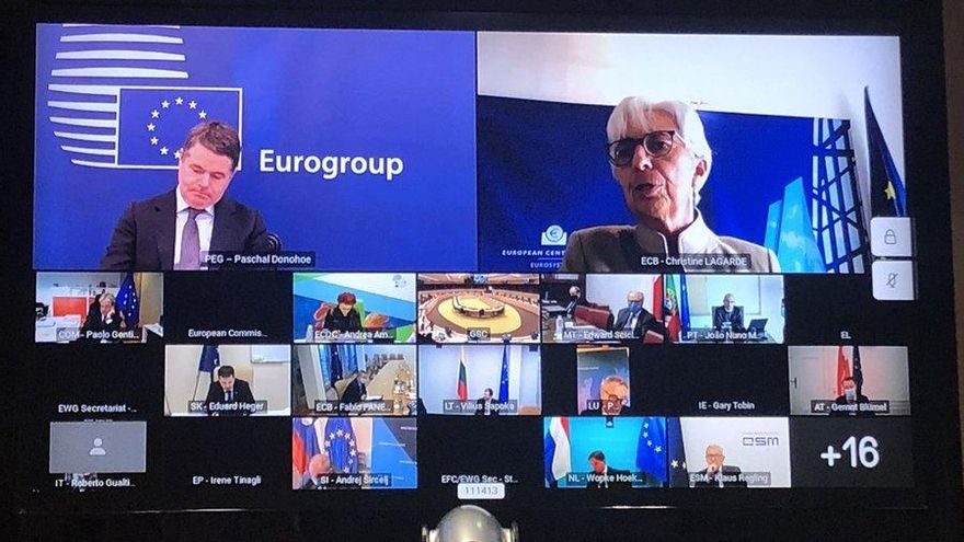 Los ministros de Finanzas de la zona euro alertan de que la recuperación se retrasa y urgen a presentar los planes nacionales de reformas