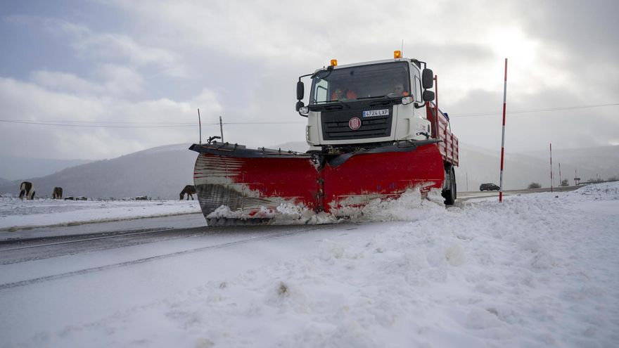 La Aemet activa avisos en casi toda España por viento y nieve, con un descenso generalizado de las temperaturas