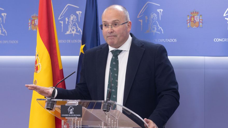 El portavoz del PP en el Congreso, Miguel Tellado.