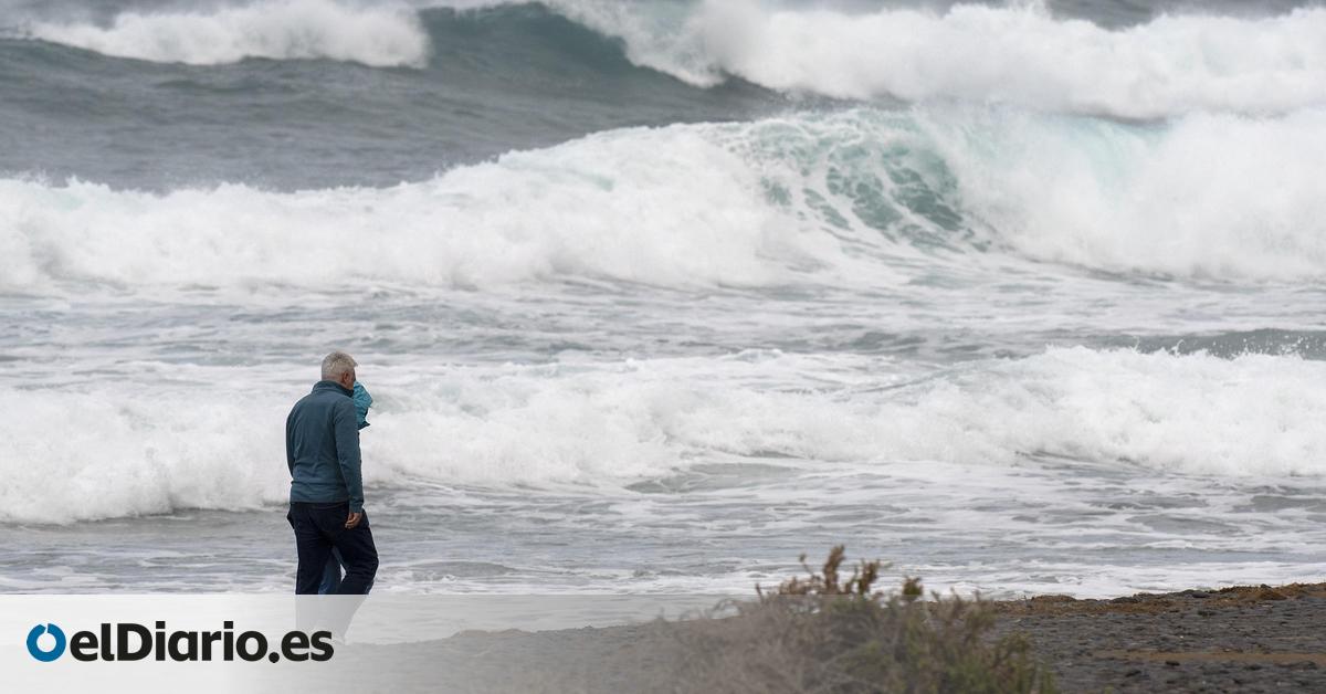La borrasca Goretti deja un viernes de lluvia, temporal marítimo y fuertes rachas de viento