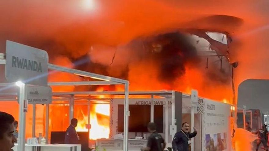 Un incendio obliga a desalojar las instalaciones de la COP30 de Brasil