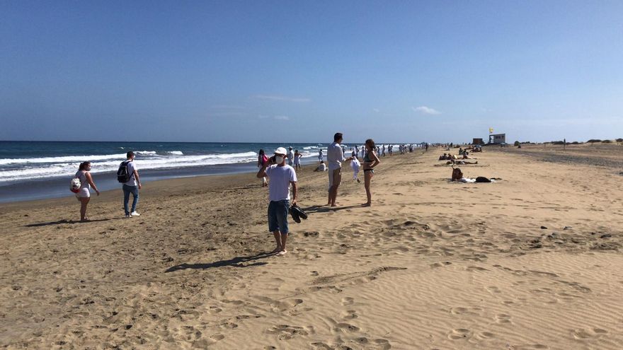 Cadena humana este sábado en Playa del Inglés