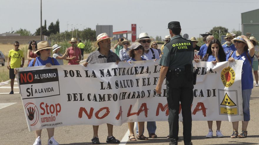 Cerrojazo a la mina de uranio en Salamanca: "La lucha ciudadana ha sido fundamental"