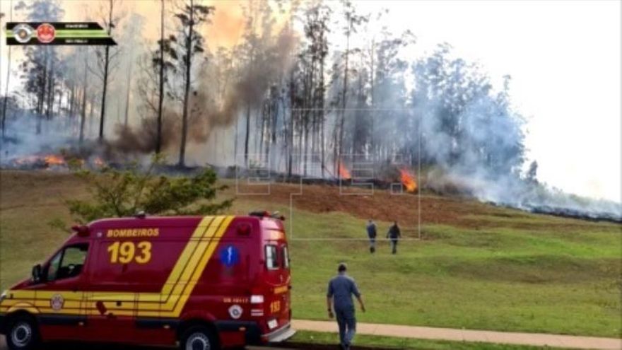 Siete muertos al estrellarse una avioneta en Brasil, entre ellos una familia