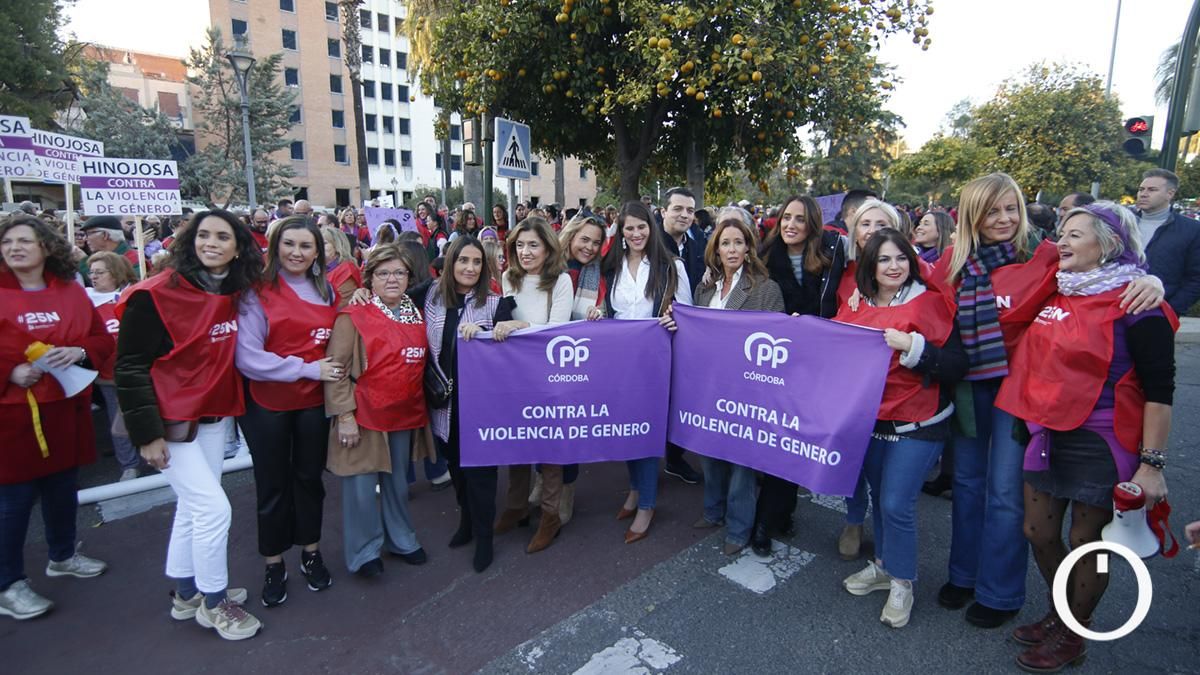 Manifestación contra la violencia machista 25N