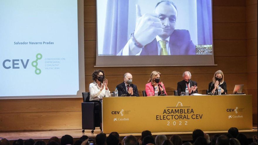 Salvador Navarro, reelegido presidente de la patronal valenciana CEV para los próximos cuatro años