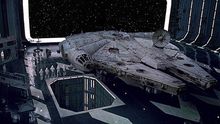 El Halcón Milenario, la nave del contrabandista Han Solo