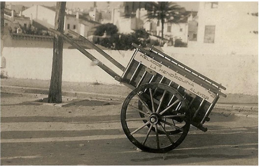 Antiguo carro de La Menorquina
