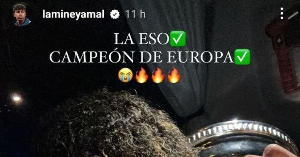 Lamine Yamal celebra que ha cumplido con su lista de tareas pendientes