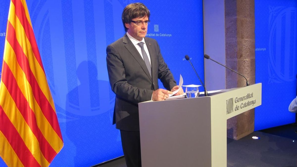 Puigdemont pide a la UE "apadrinar" una mediación con el Gobierno, aunque proclamarán la independencia