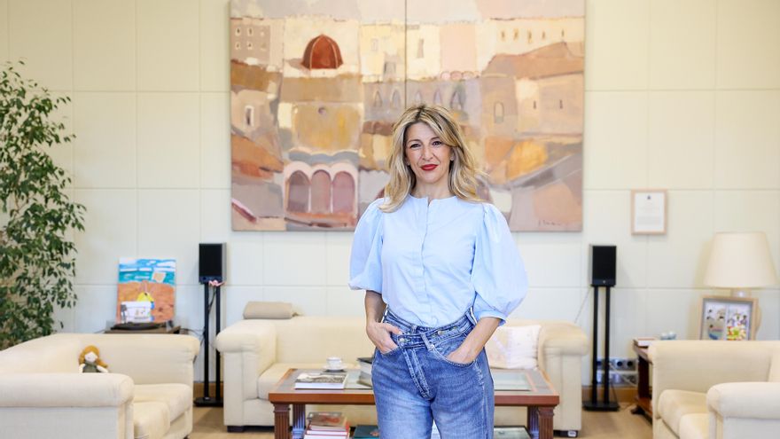 Yolanda Díaz: "No puedo comprender por qué el PSOE quiere castigar a las mujeres trabajadoras"