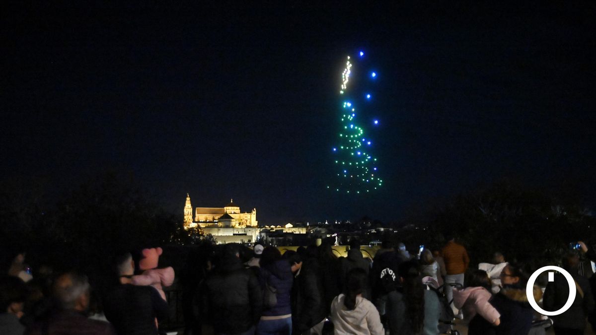 Espectáculo de drones por Navidad