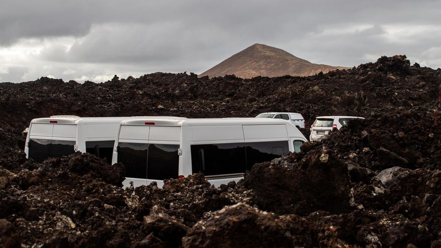 Coladas antiguas de la erupción de Timanfaya
