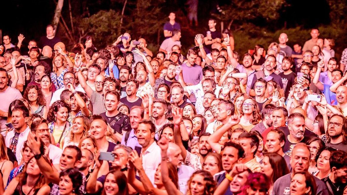 Público en el festival Bosque Sonoro