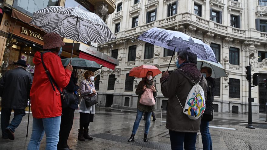 La semana arranca con un frente atlántico que dejará lluvias generalizadas