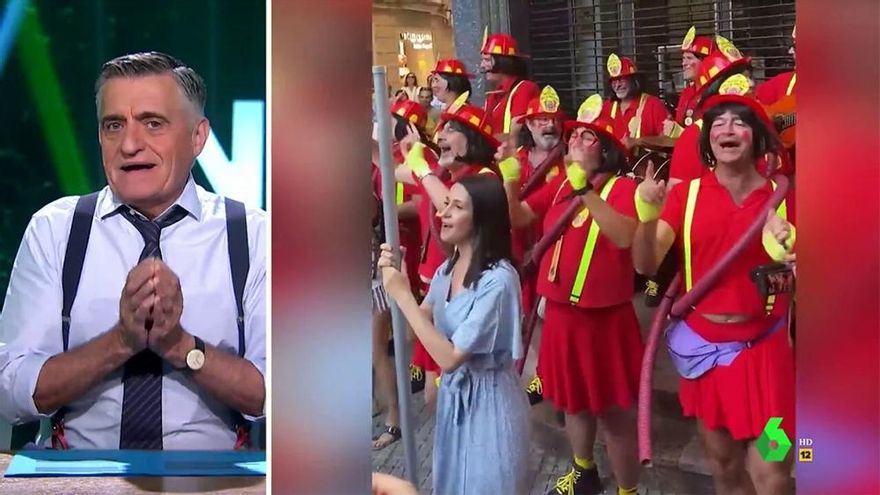 Wyoming, sobre el baile de Arrimadas en una chirigota: "Se está preparando para la caída libre"