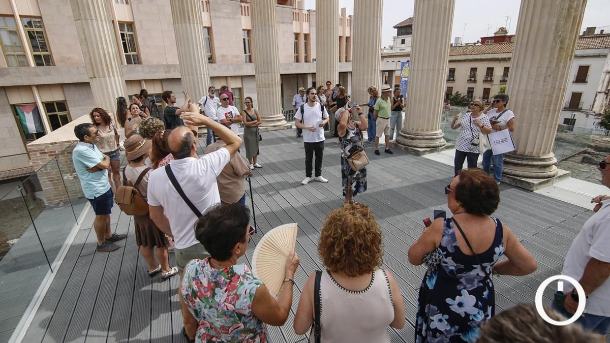 Unas 6.500 personas visitan el Templo Romano en la primera semana tras su reapertura