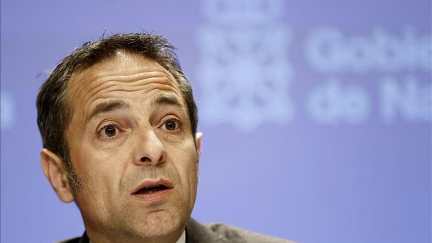 El consejero portavoz, Juan Luis Sánchez de Muniáin.
