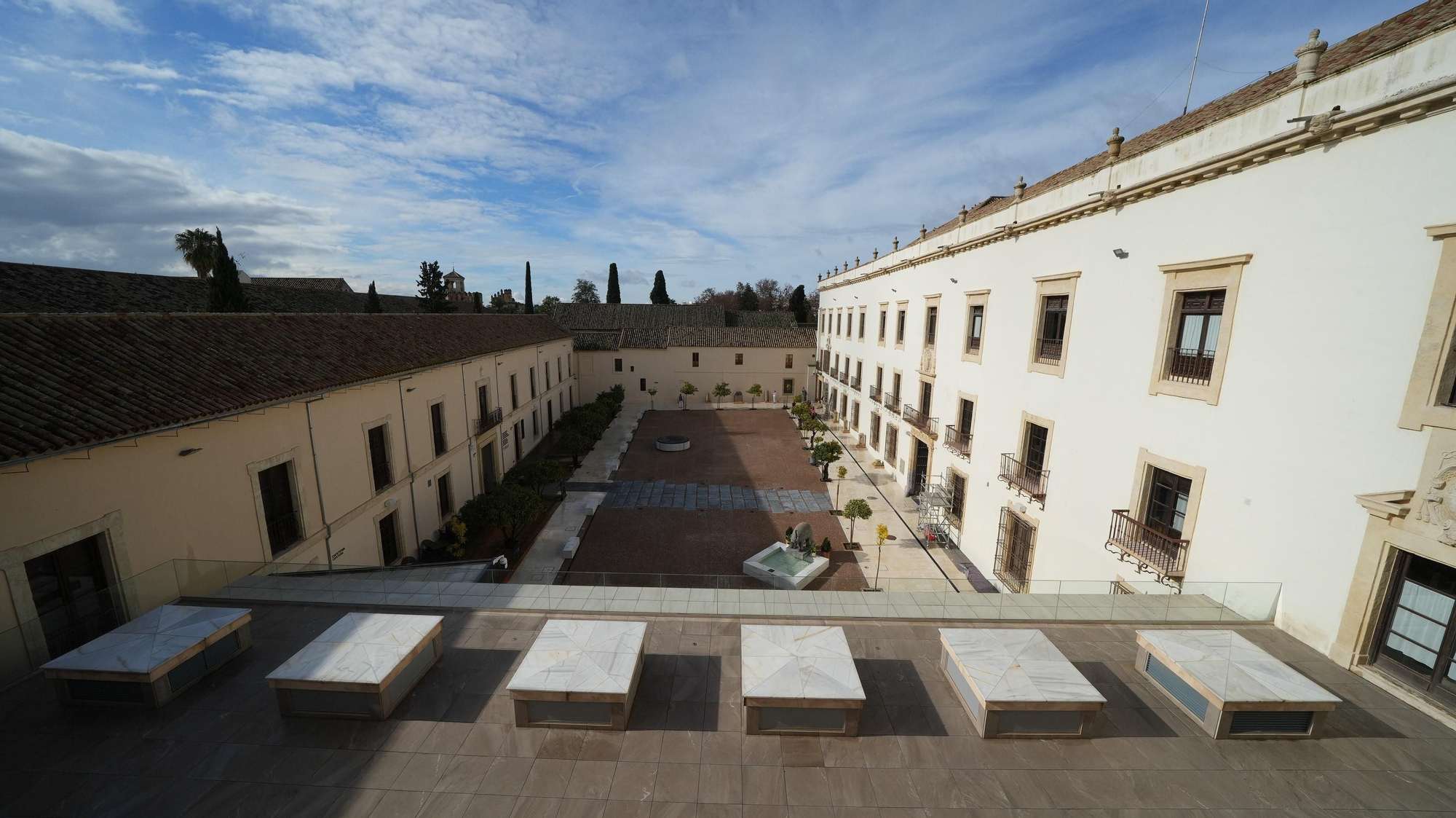 Presentación del nuevo Centro de Interpretación y Recepción de la Mezquita-Catedral. Patio de San Eulogio.