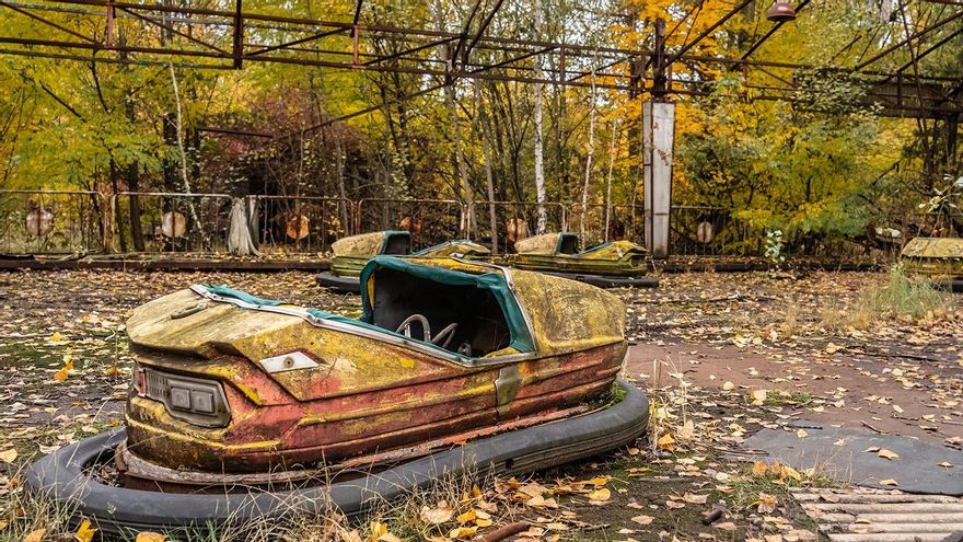 De la noche a la mañana Prypiat, en Ucrania, tuvo que ser desalojada.