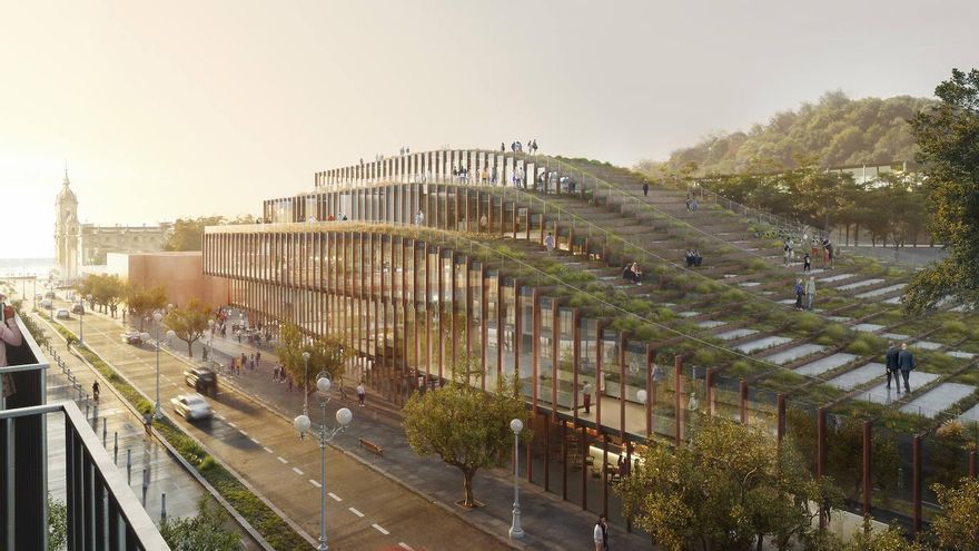 Un edificio en forma de olas acogerá GOe, nuevo espacio del Basque Culinary Center en Donostia
