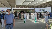 Minuto silencio hospital albacete