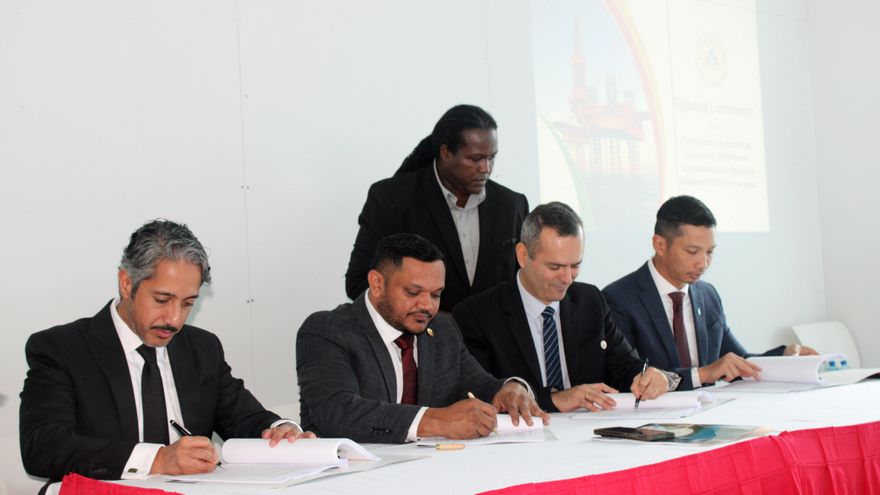 Guyana firma acuerdo con tres petroleras para reparto de producción del bloque S4