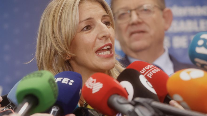 La vicepresidenta del Gobierno, Yolanda Díaz.