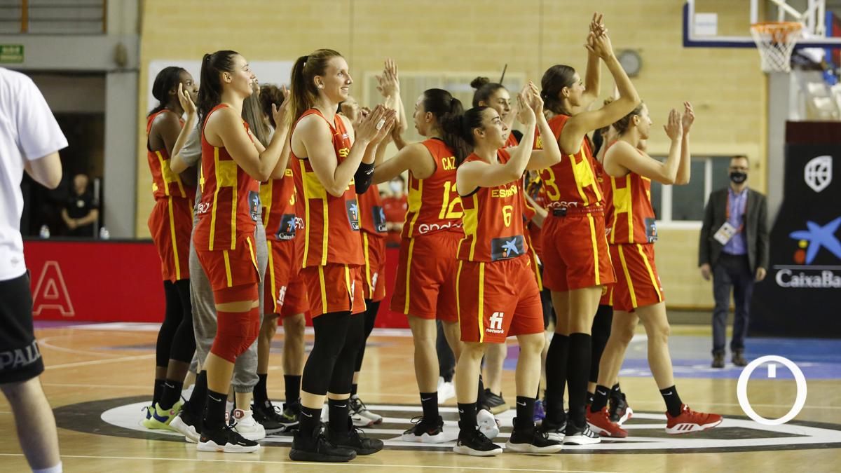 Las imágenes del España - Bélgica