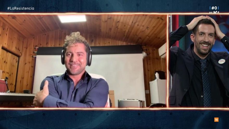 Bisbal apareció en 'La Resistencia' para explicar la razón por la que nunca ha acudido: "¿Quién te ha dicho que no quiero ir?"