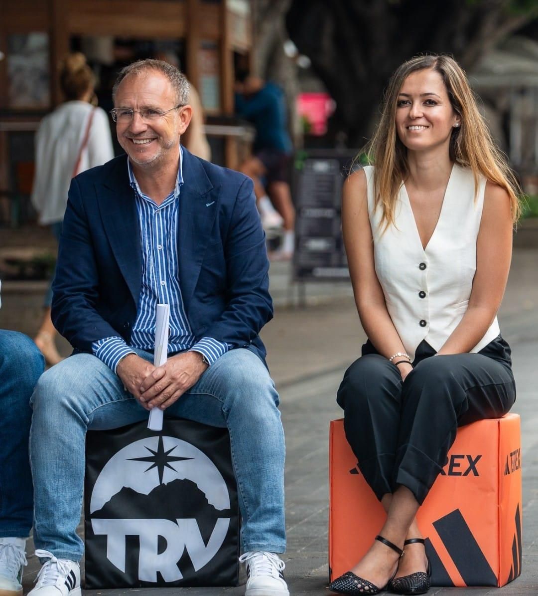 Sergio Rodríguez y Miriam Perestelo.