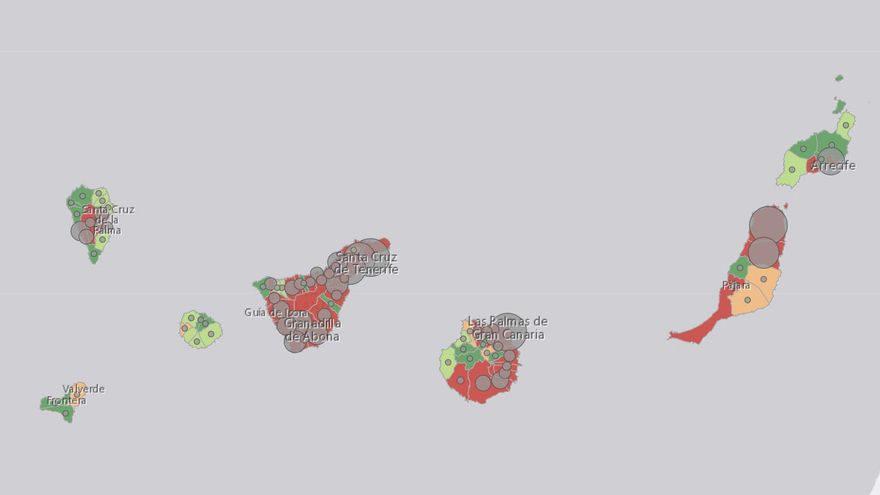 Canarias mejora su incidencia pero sigue posicionándose como una de las comunidades en las que más repunta