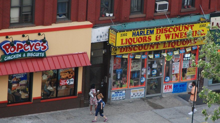 Paisaje y paisanaje en Harlem.