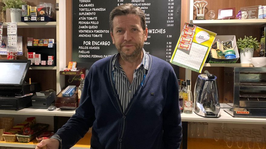 Juan José Salazar, propietario de uno los establecimientos más concurridos